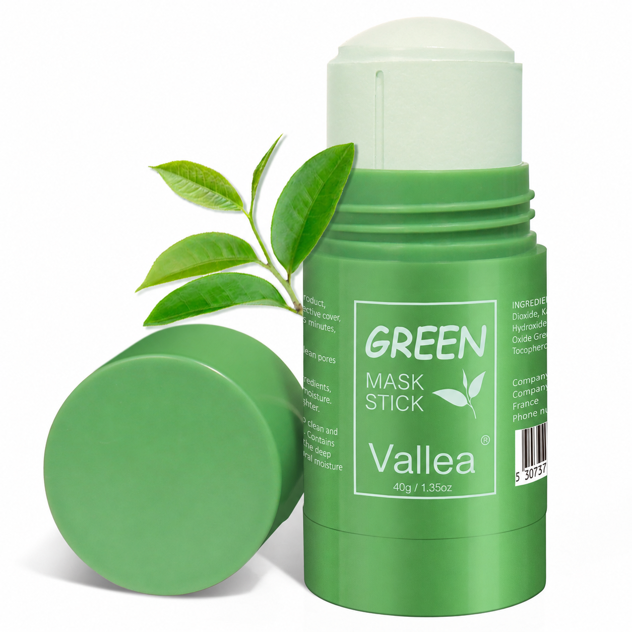 Vallea™ – маска за лице със зелен чай