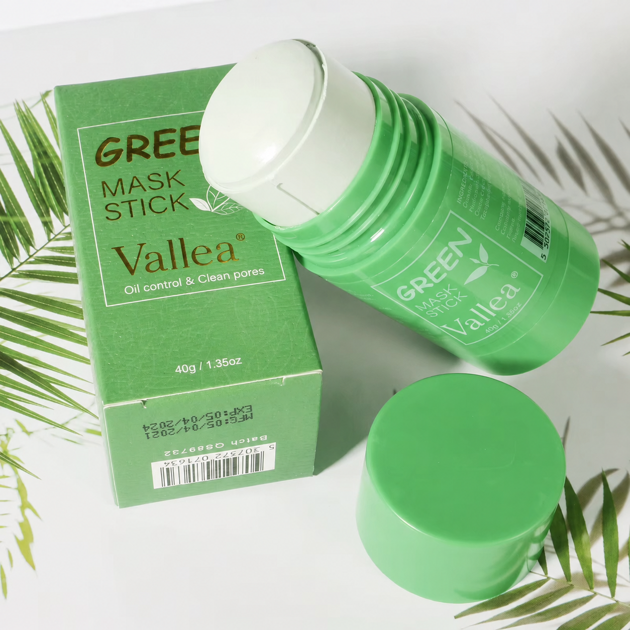 Vallea™ – маска за лице със зелен чай